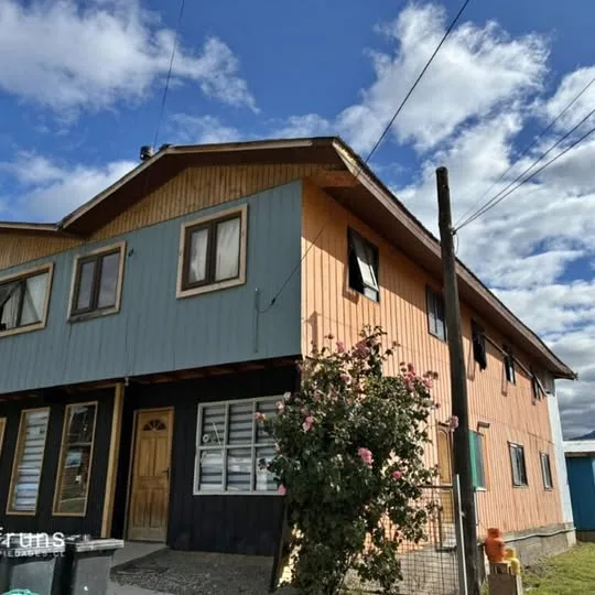 Exterior view of a house for sale in Puerto Tranquilo, Patagonia
