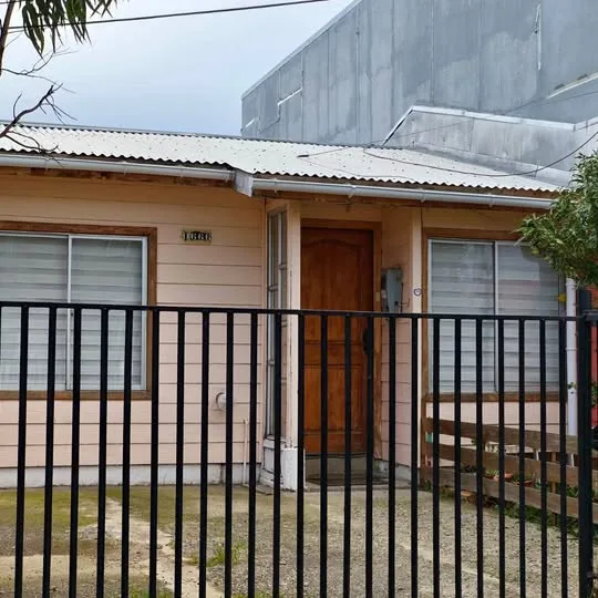 Exterior view of house for sale in Villa Ohiggins Chilean Patagonia