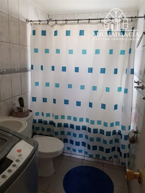 Second bathroom with sink and toilet in the house