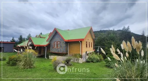 Exterior view of a house near the aerodrome in Coyhaique