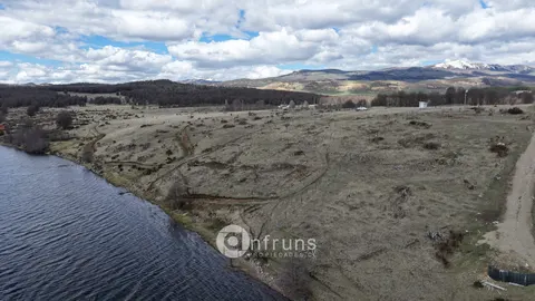 Panoramic view of Lake Pollux from the property