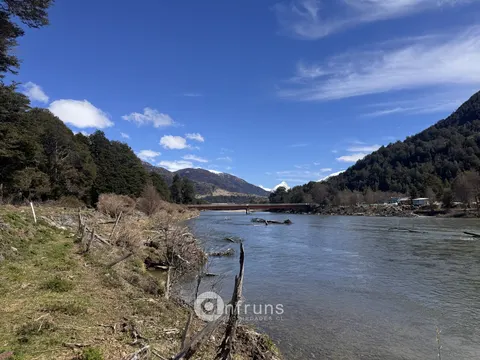 Riverfront access point on the property