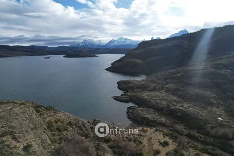 Shoreline of the property with over 250 meters of lake front