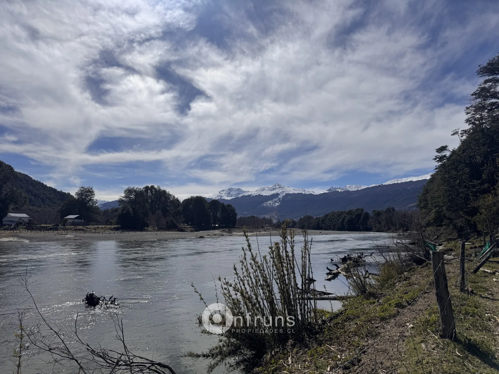 View of the parcel along the Murta River