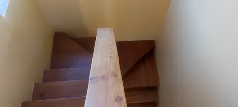 Staircase connecting two floors