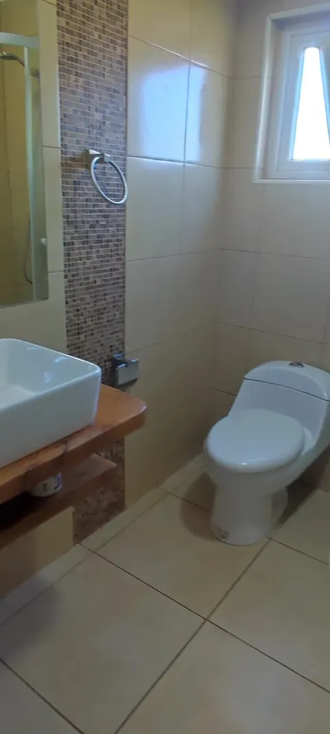 Hallway with wooden floor