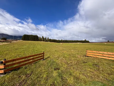 Distant view of the Andes from the project area