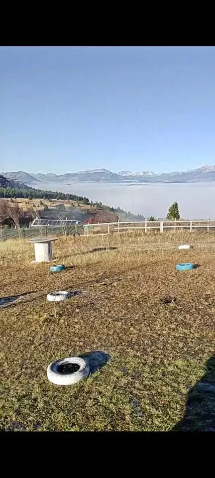 Exterior view of house on plot in Coyhaique