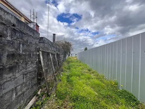 Street frontage of the lot showing its central location