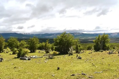Distant mountains visible from the parcel in Galera Chico